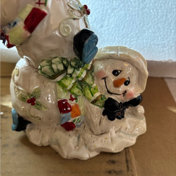 Home Interiors Snowman Candle Holder - Picture 4 of 9